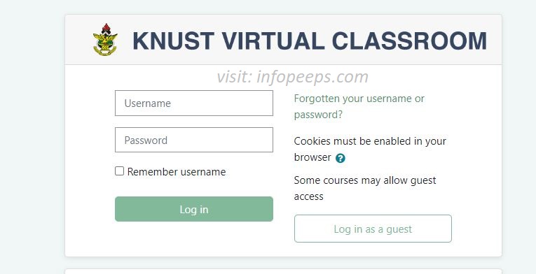 how to submit assignment on knust virtual classroom