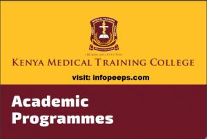 kenya medical training college admission letters